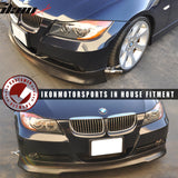 2005-2008 BMW E90 3-Series 4Dr C Style Front Bumper Lip Spoiler Sedan