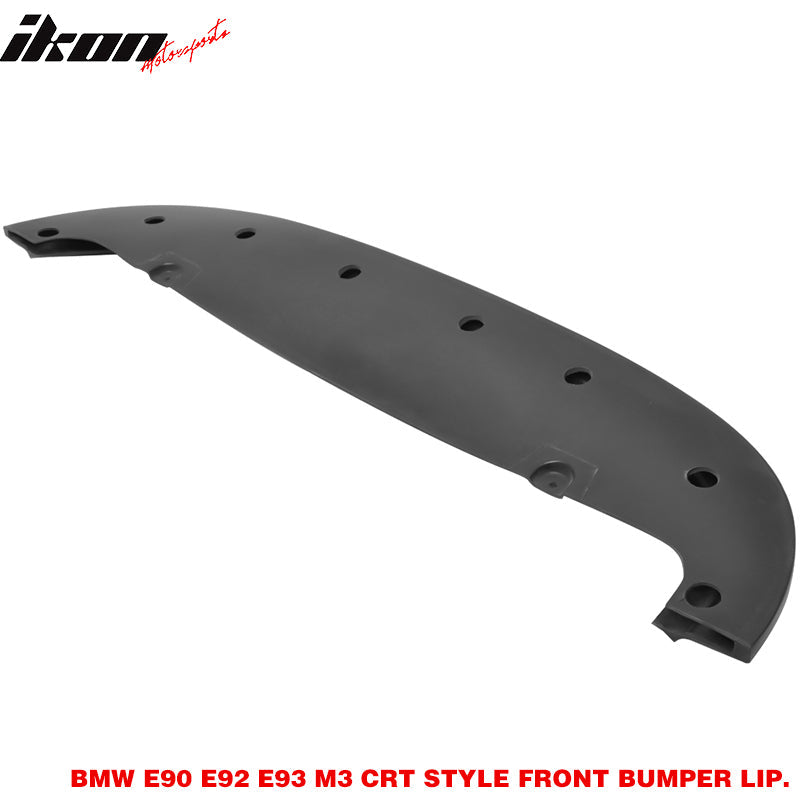 2008-2013 BMW M3 Only CRT Style Front Lip Spoiler Splitter PU