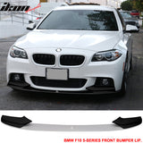 2011-2016 BMW F10 Paint Black Alpine White III #300 Front Lip PP