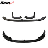 2015-2020 BMW F80 M3 F82 M4 P Style Black Front Bumper Lip 3PC PP