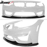 2015-2020 BMW F80 M3 F82 F83 M4 Carbon Fiber Front Bumper Lip Spoilers