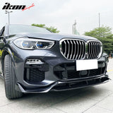 Fits 19-21 BMW  G05 X5 M Sport Front Bumper Lip Spoiler 4pc Gloss