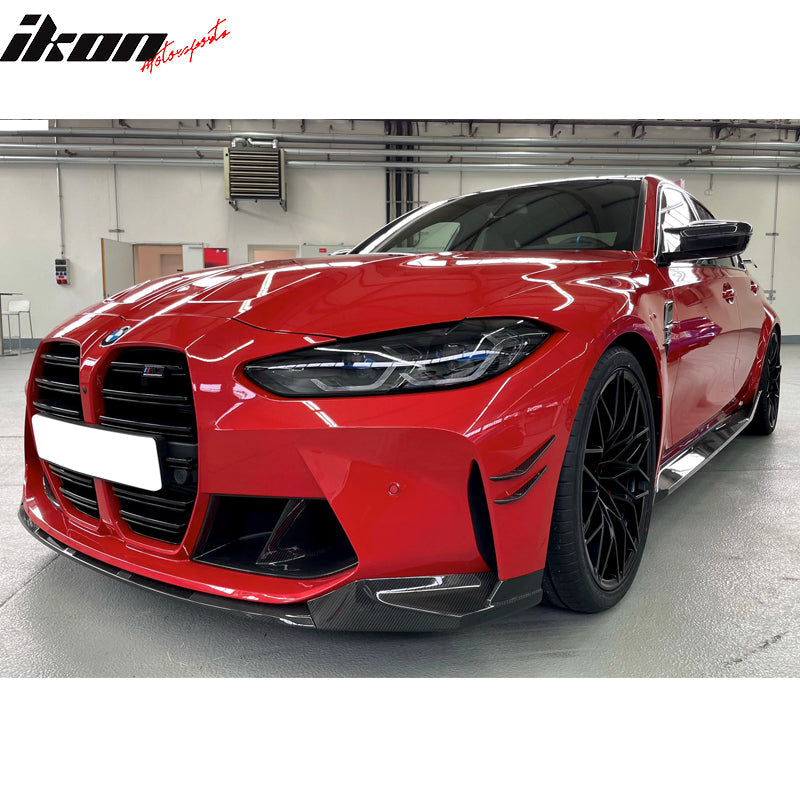 2021-2025 BMW G80 M3 G82 G83 M4 MP Style Front Bumper Lip Carbon Fiber