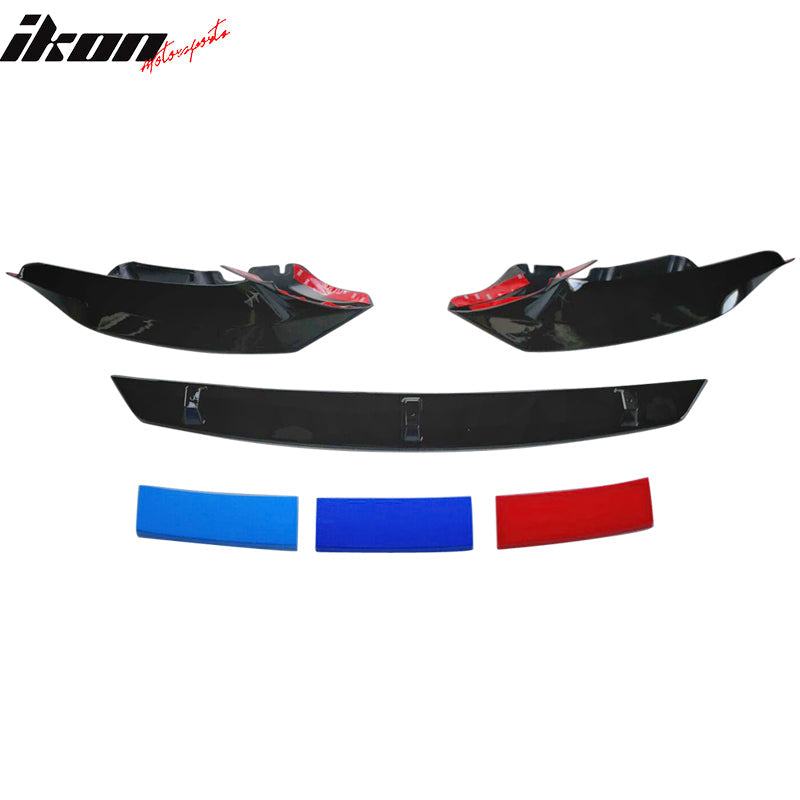 2017-2020 BMW G30 M-Tech M Sport Gloss Black Front Lip Splitter