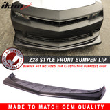 2014-2015 Chevy Camaro SS Z28 Style Front Bumper Lip Carbon Fiber CF