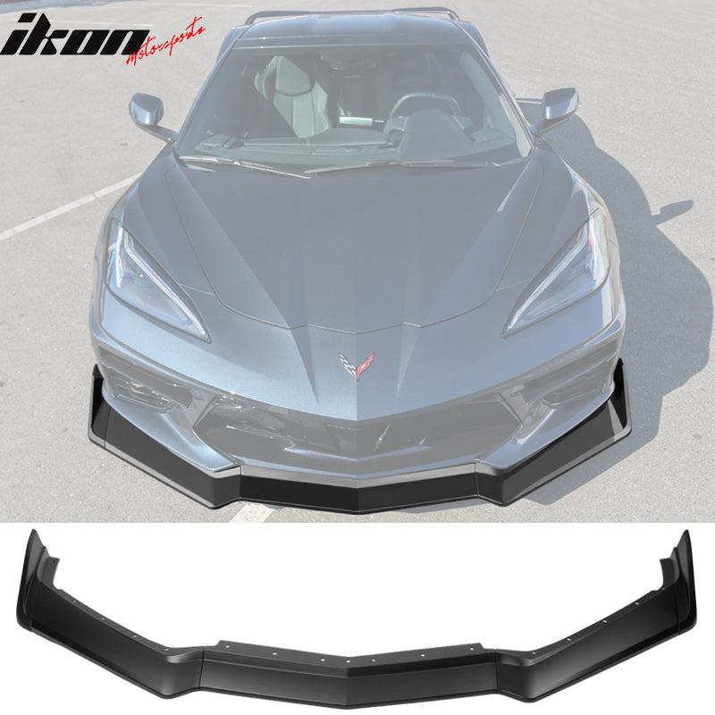 2020-2025 Chevy Corvette C8 IKON Style Front Bumper Lip 5PCS ABS