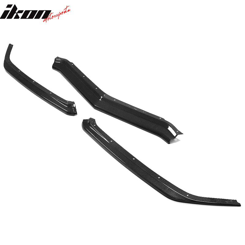 2020-2025 Chevy Corvette C8 Z51 Style Front Bumper Lip Carbon Fiber