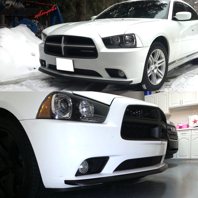 2011-2014 Dodge Charger OE Style Front Bumper Lip PP
