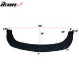 Universal IKON Style Unpainted  Front Lip Splitter PP