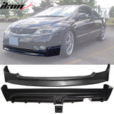 2006-2008 Honda Civic MUG Front Lip Rear Lip PU PP 3rd Brake Light