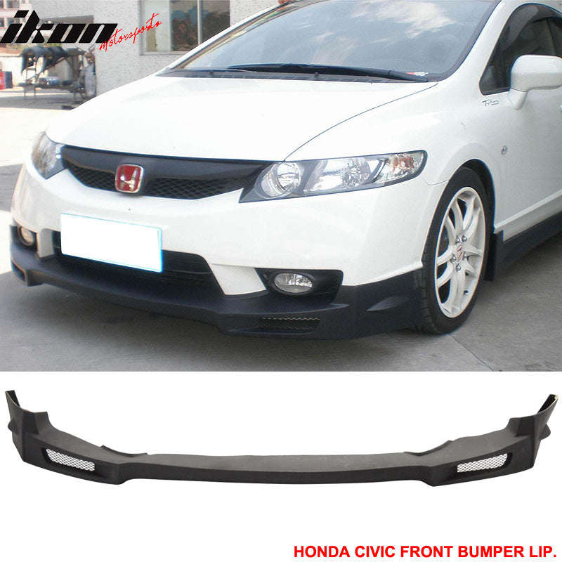 2009-2011 Honda Civic Mugen Front Rear Lip PU PP 3RD LED Brake Lamp