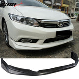 2012 Honda Civic 4Dr Sedan JDM MD Style Front Bumper Lip Spoiler PU