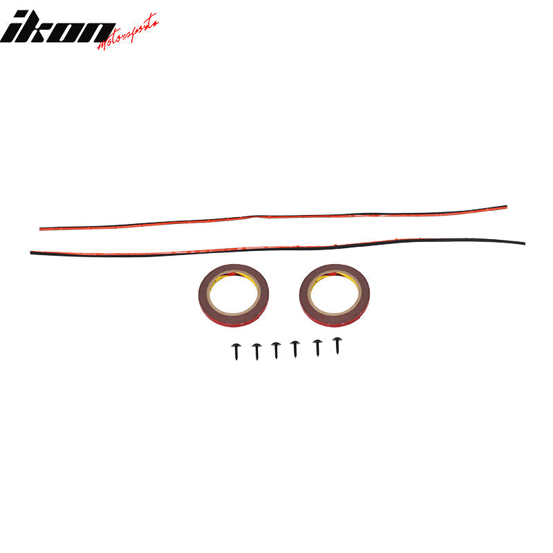 2016-2018 Honda Civic HF-P Style Painted Front Bumper Lip Splitters