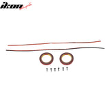 2016-2018 Honda Civic HF-P Style Painted Front Bumper Lip Splitters