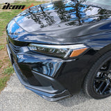 2022-2024 Honda Civic 11th HPD Style 2PC Front Splitters Painted PP