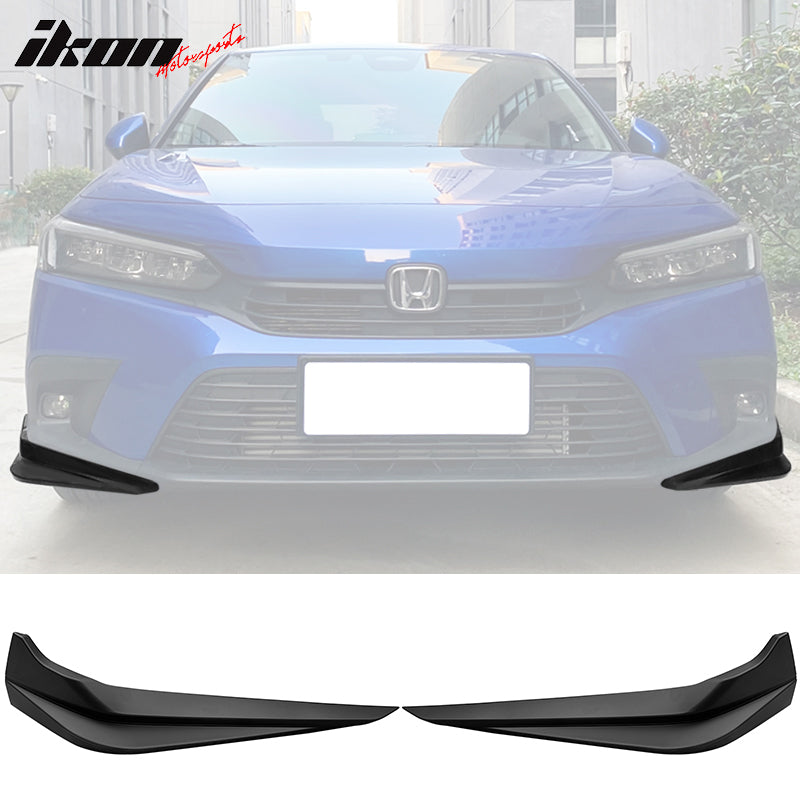 2022-2024 Honda Civic 11th HPD Style 2PC Front Splitters Painted PP