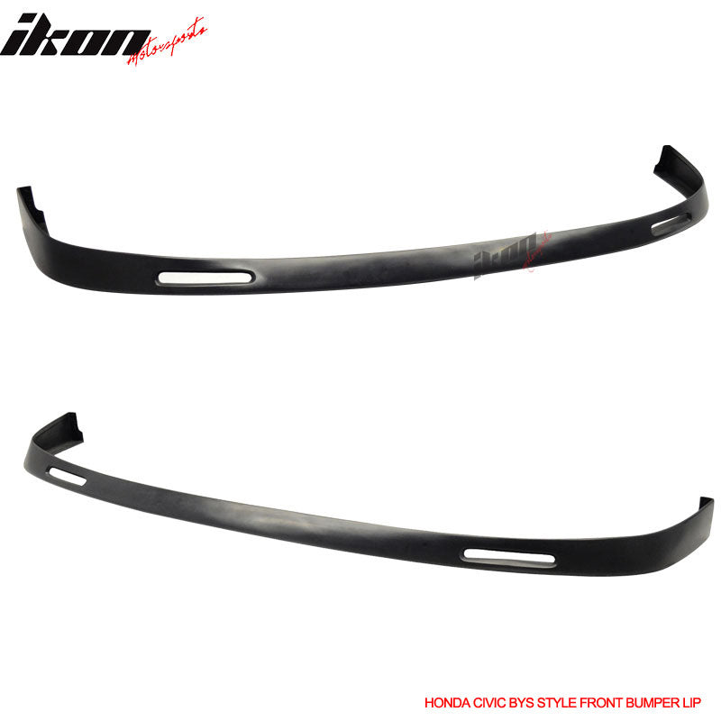 1996-1998 Honda Civic EK BYS Style Unpainted Front Bumper Lip PU