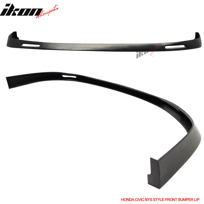 1996-1998 Honda Civic EK BYS Style Unpainted Front Bumper Lip PU