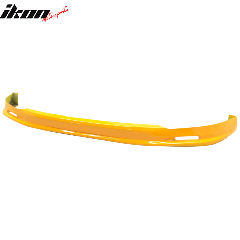1996-1998 Honda Civic Mugen Style Painted Orange Front Bumper Lip PU