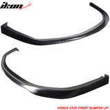Fits Honda Civic 96-98 2 SIR Front Rear Bumper Lip + T-R Front Grille
