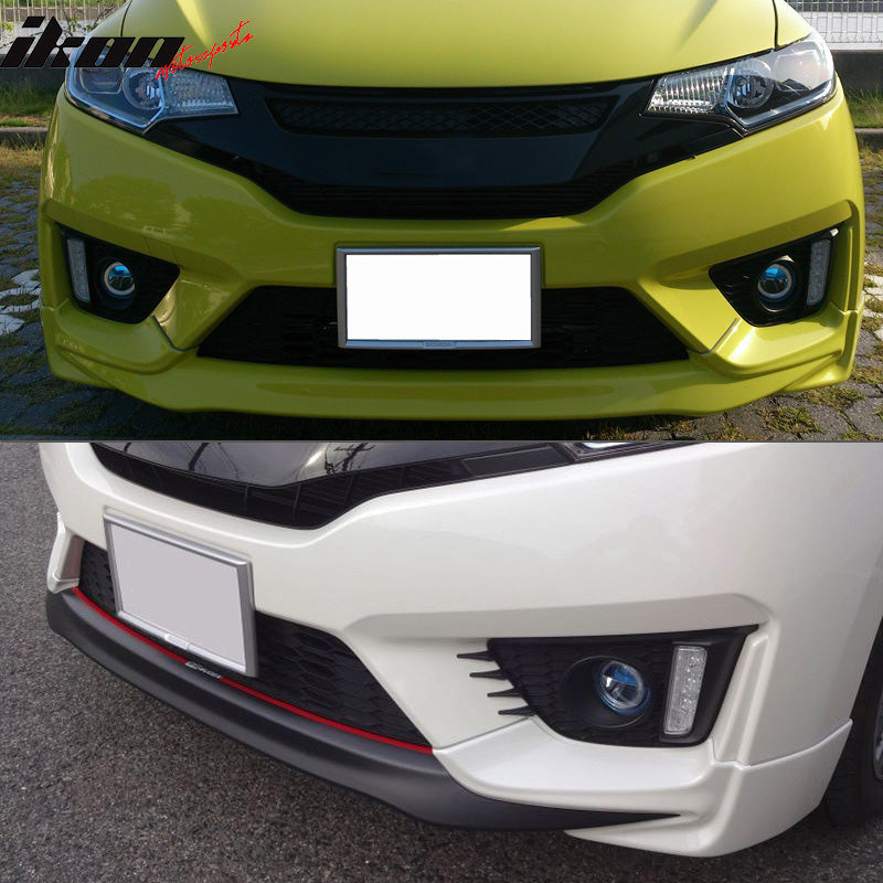 2015-2016 Honda JAZZ GK5 5Dr Hatchback Mugen JDM Front Bumper Lip PP
