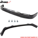 1990-1991 Honda CRX SI ED9 Coupe CS Style PU Front Bumper Lip Spoiler
