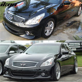 Front Bumper Lip for Infiniti G37 Sedan 4Dr 2010-2013 OE Style PU