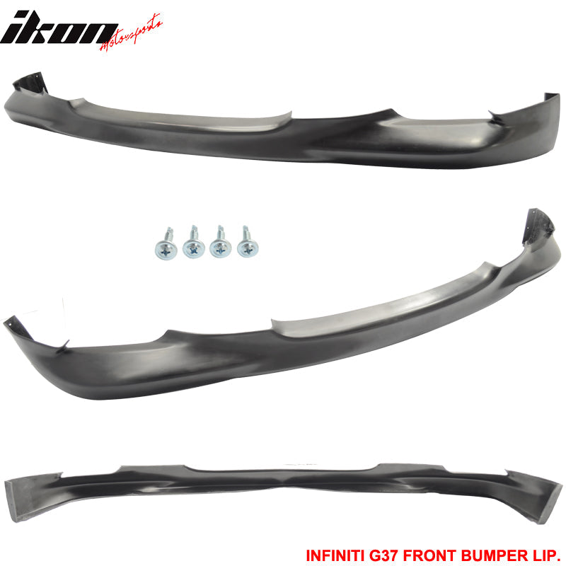 2010-2011 Infiniti G37 Sedan 4 Door OE Style Front Bumper Lip Spoiler