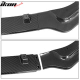 2018-2022 Infiniti Q50 Base Front Bumper Lip Chin Spoiler PP 3PC