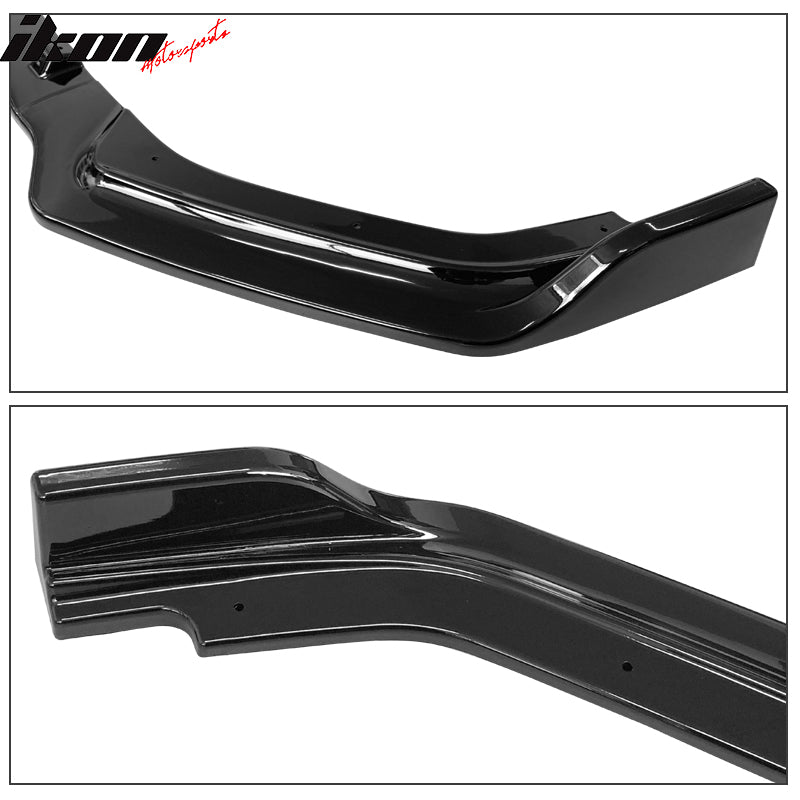 2018-2022 Infiniti Q50 Base Front Bumper Lip Chin Spoiler PP 3PC