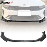 2021-2023 Kia K5 IKON Style 3PCS Front Bumper Lip Spoiler PP