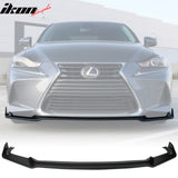 2017-2020 Lexus IS Type A Matte Black Front Bumper Lip Splitter