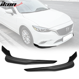 2016-2017 Mazda 6 Painted Front Bumper Side Splitter Lip Pair ABS