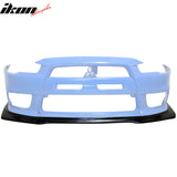 2008-2015 Mitsubishi Evolution EVO X 10 R Style PU Front Bumper Lip