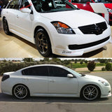 2007-2009 Nissan Altima N Style Unpainted Black Front Bumper Lip PU