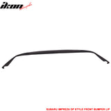 2002-2003 Subaru Impreza DP Style Unpainted Black Front Bumper Lip PU