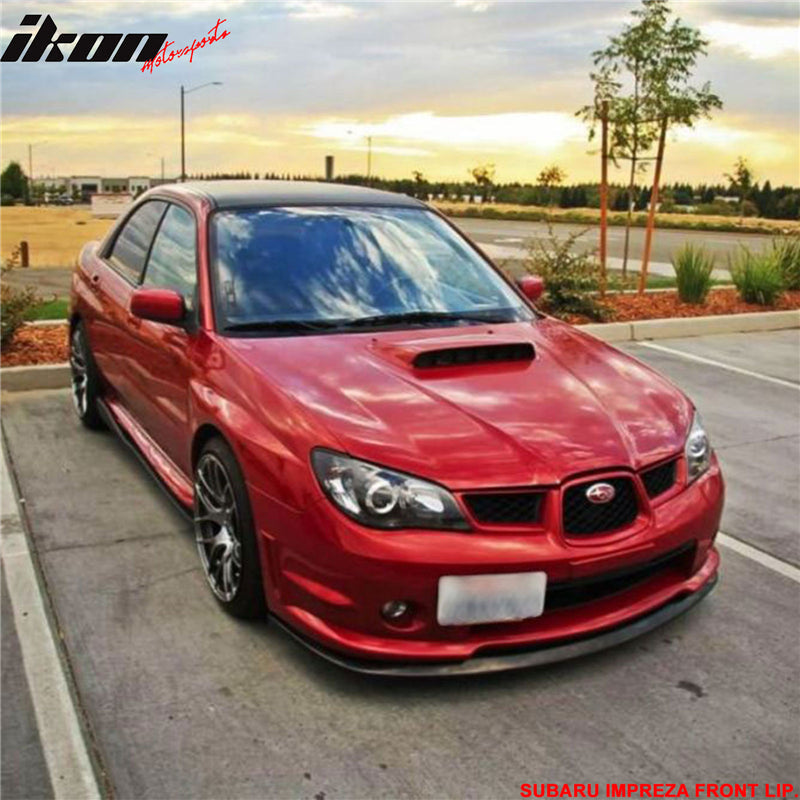2006-2007 Subaru Impreza WRX STI Style Front Bumper Lip Chin PP