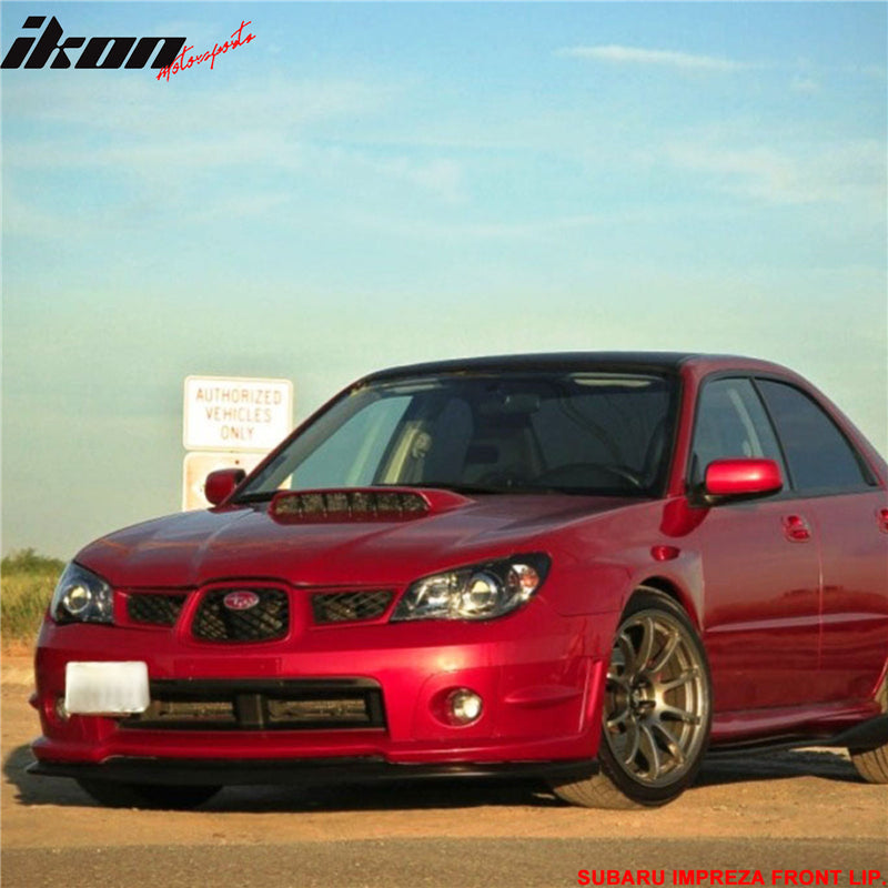 2006-2007 Subaru Impreza WRX STI Style Front Bumper Lip Chin PP