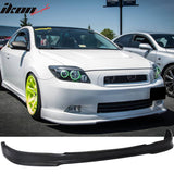 2005-2010 Scion tC RS Style Unpainted Black Front Bumper Lip PU