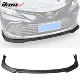 2021-2023 Toyota Camry LE Front Bumper Lip IKON Style PP 3PC