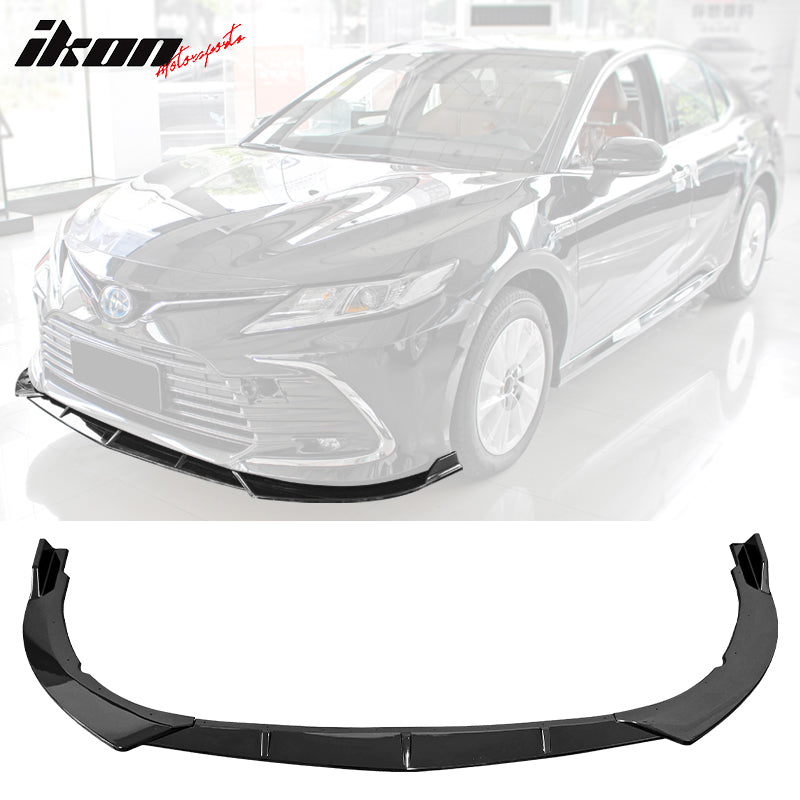 2021-2023 Toyota Camry LE IKON Style Front Bumper Lip Spoiler PP 3PC