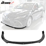 2021-2023 Toyota Camry LE IKON Style Front Bumper Lip Spoiler PP 3PC