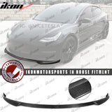 2017-2023 Tesla Model 3 Front Lip Spoiler PP IKON Style