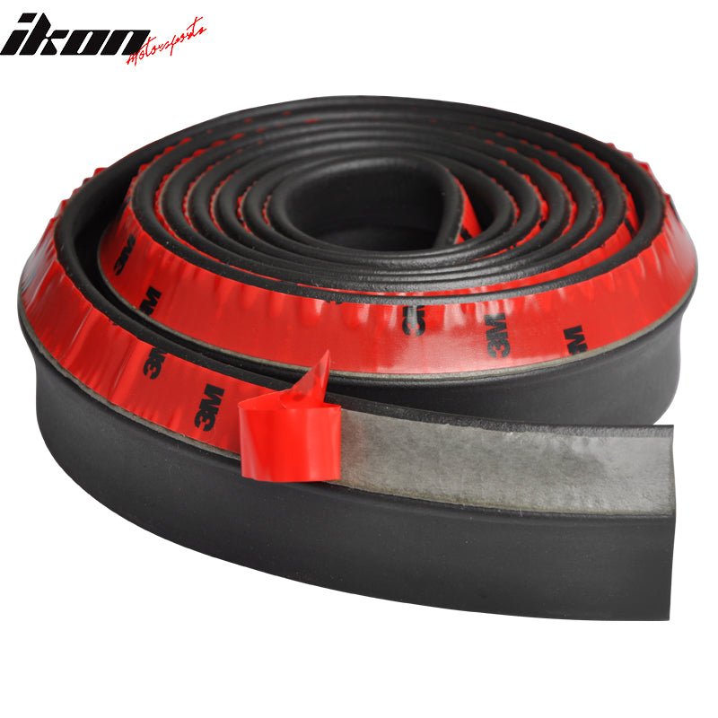 100" Front Bumper Lip Splitter Chin Side Spoiler Trim Rubber Foam