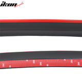 Universal 100" Inch Type 1 Front Bumper Lip Spoiler Black Red Trim