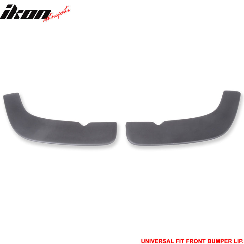 Universal 24"x5"Inch Type 3 Front Bumper Quick Lip Splitter 2PC PU