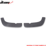 Universal 24"x5"Inch Type 3 Front Bumper Quick Lip Splitter 2PC PU