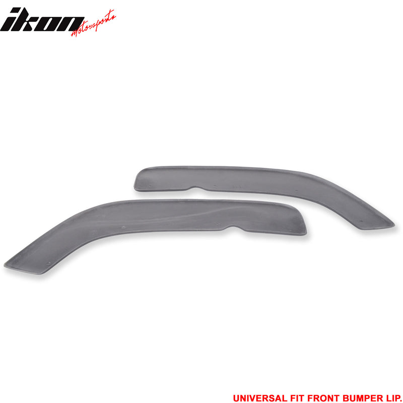 Universal 24"x5"Inch Type 3 Front Bumper Quick Lip Splitter 2PC PU