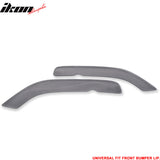 Universal 24"x5"Inch Type 3 Front Bumper Quick Lip Splitter 2PC PU