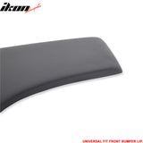 Universal 24"x5"Inch Type 3 Front Bumper Quick Lip Splitter 2PC PU